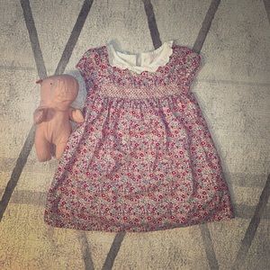 Marks & Spencer EUC Floral Collar Dress 24m